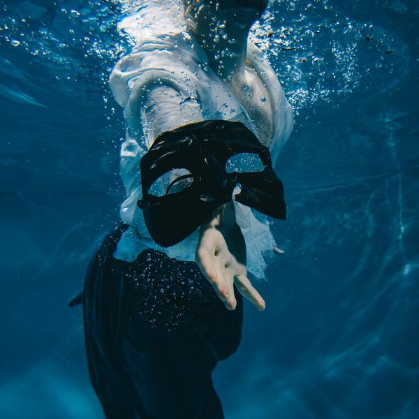 Abstract conceptual shot of flowing water symbolizing movement